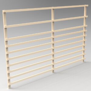 Fichten-Hordengatter 3,00 × 2,00 m