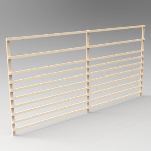 Fichten-Hordengatter 4,00 x 2,00 m