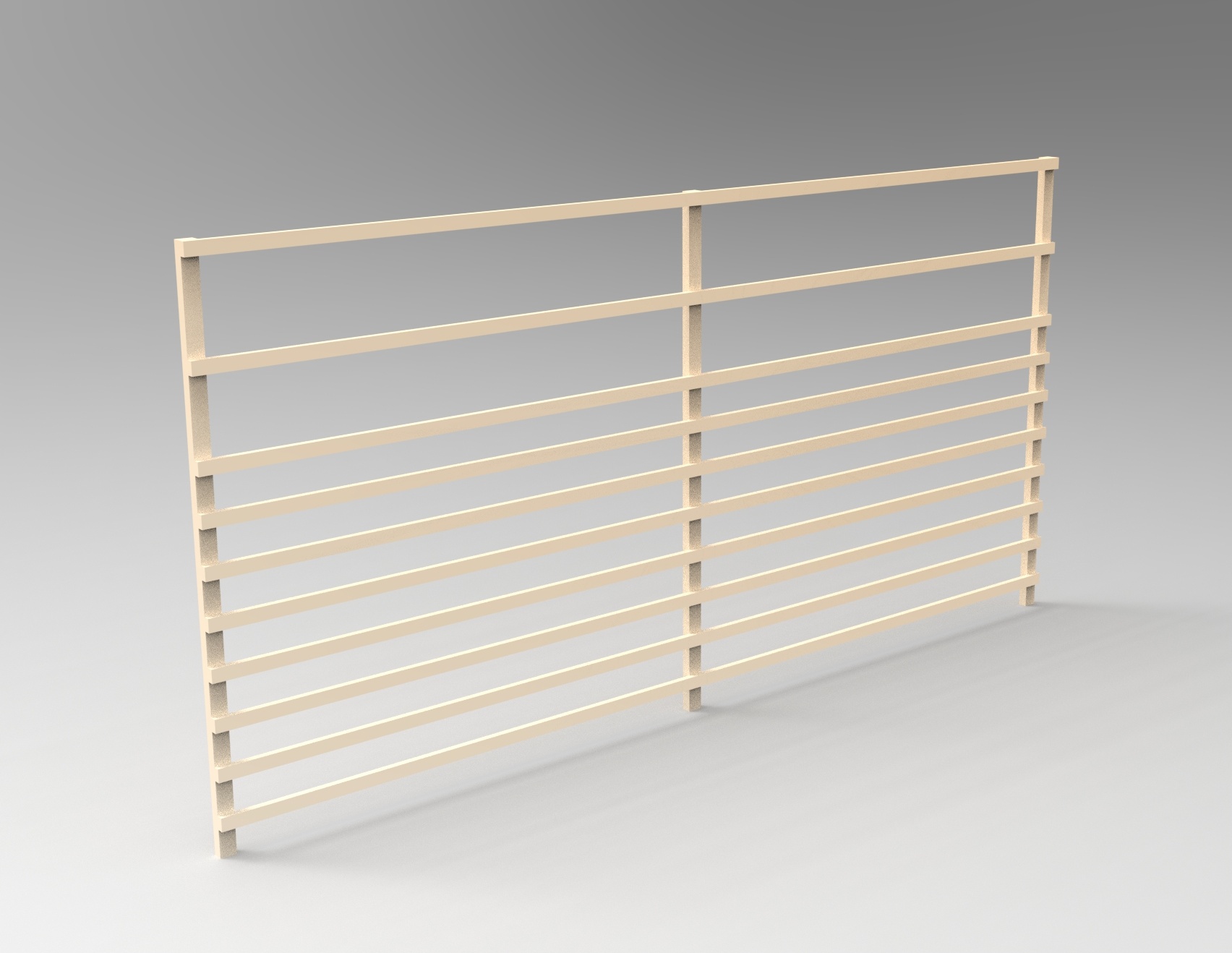 Fichten-Hordengatter 4,00 x 2,00 m