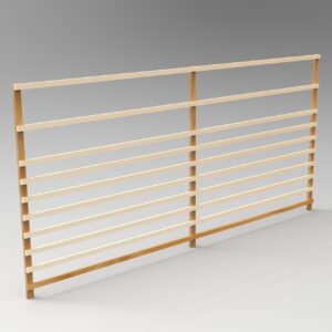 Lärchen- und Fichten Hordengatter 4,00 x 2,00 m