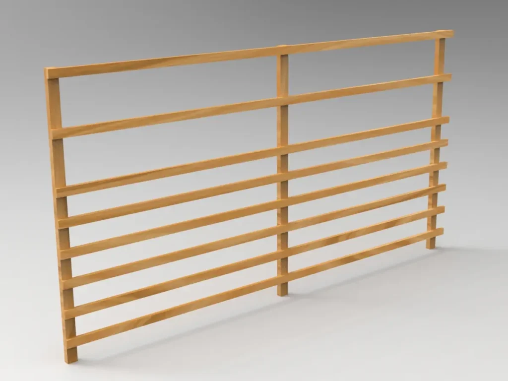 Laerchen-Hordengatter als Render