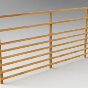 Laerchen-Hordengatter als Render